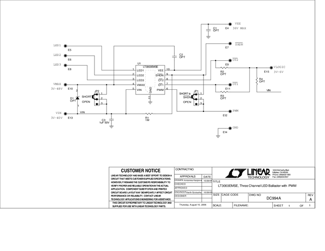 DC994A - Schematic