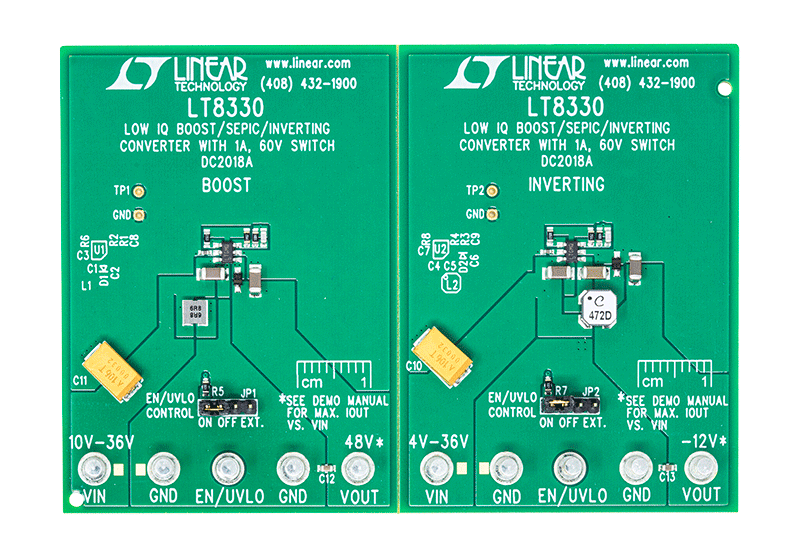 DC2018A Evaluation Board - Top View