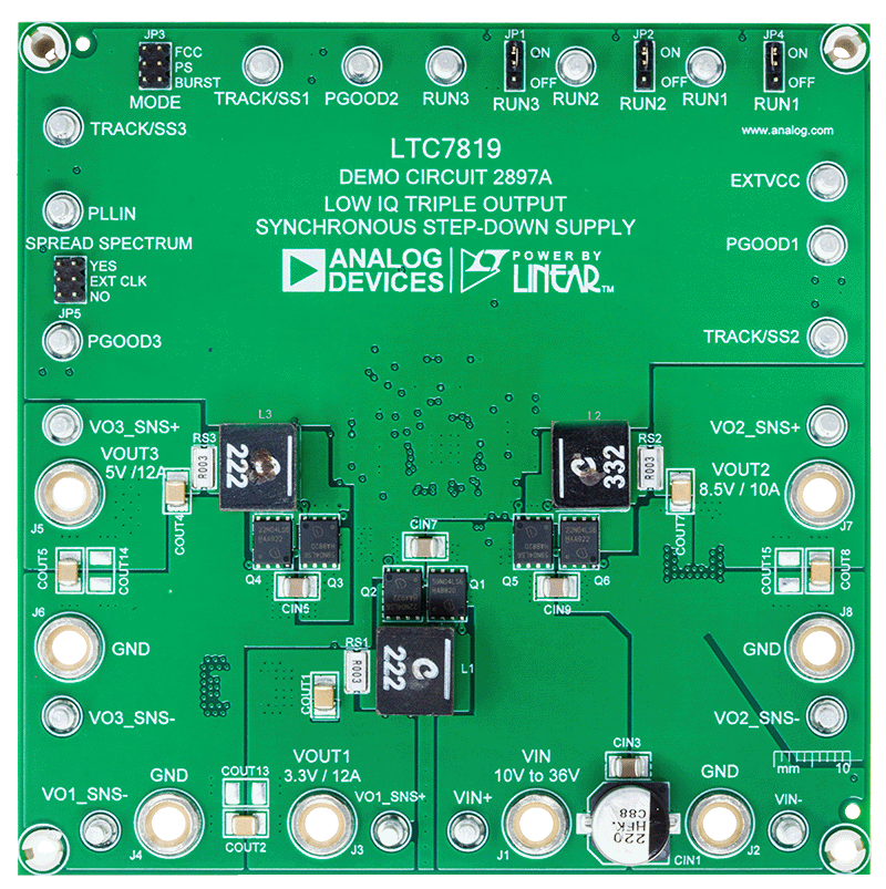 DC2897A Evaluation Board - Top View