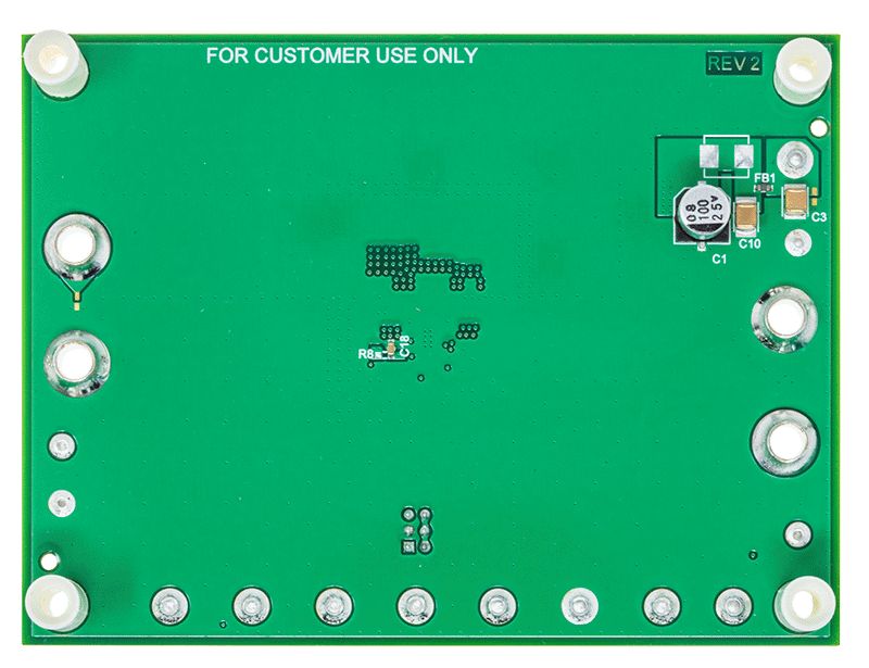 DC3162A Evaluation Board - Bottom View