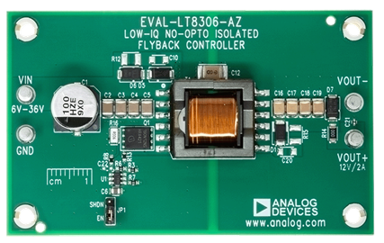 EVAL-LT8306-AZ Evaluation Board - Top View