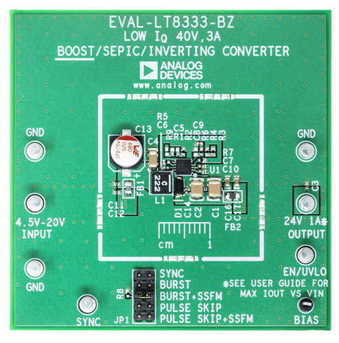 EVAL-LT8333-BZ Evaluation Board - Top View