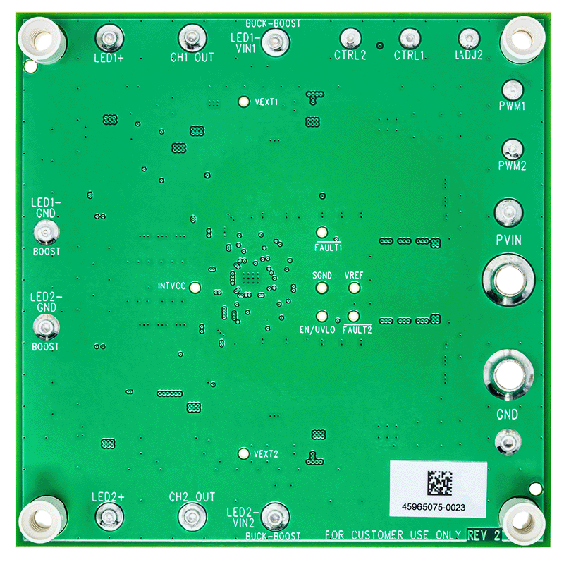 EVAL-LT8355-1-AZ Evaluation Board - Bottom View