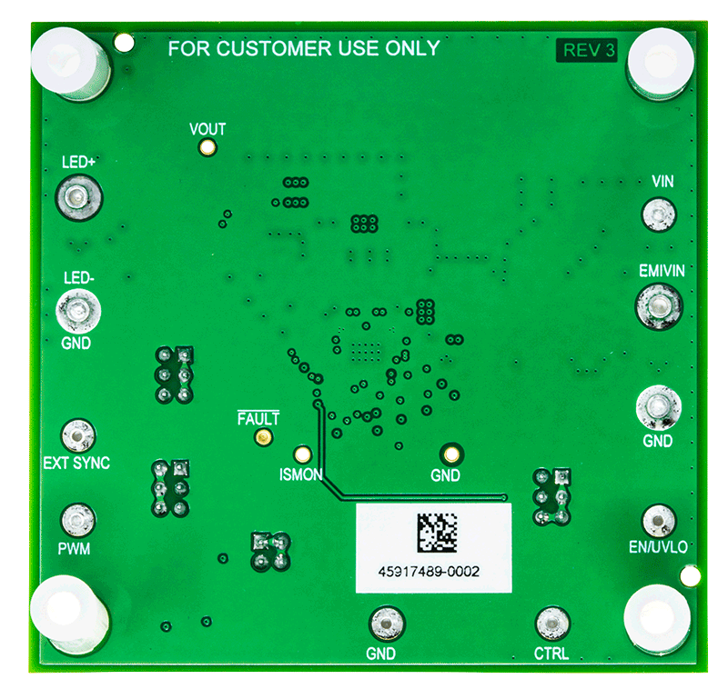 EVAL-LT8376-AZ Evaluation Board - Bottom View