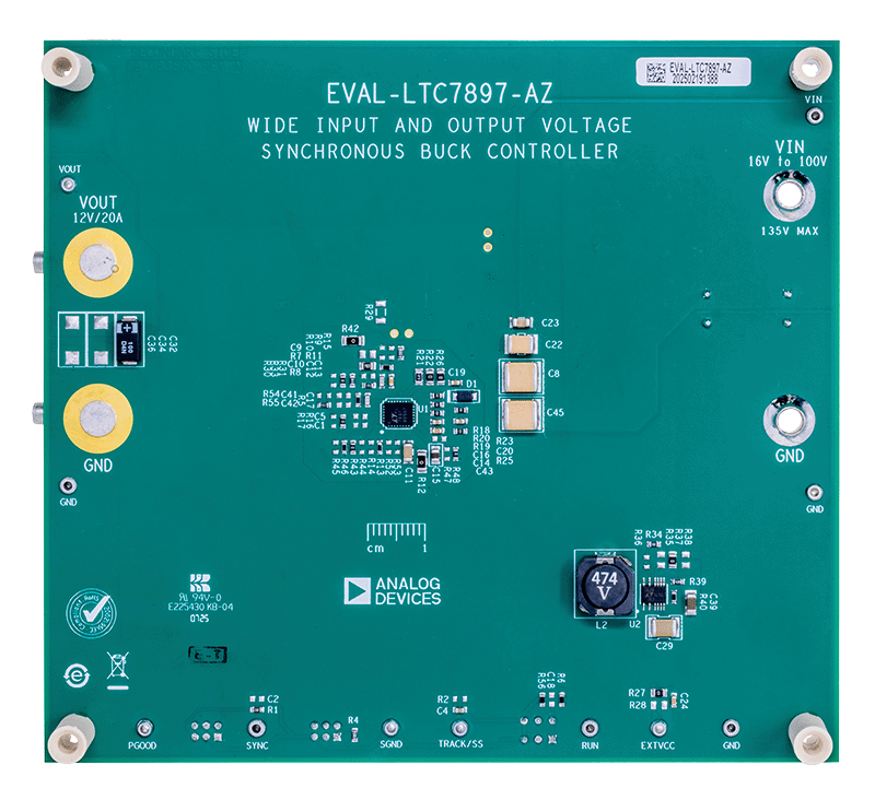 EVAL-LTC7897-AZ Board Photo  Bottom View