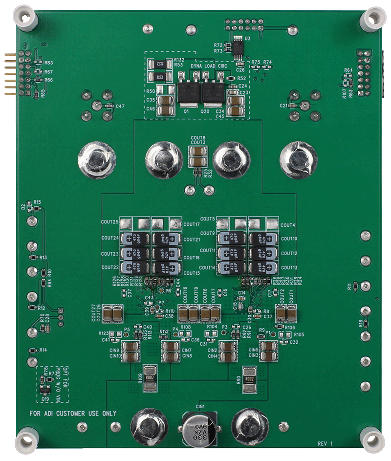 DC2863A Evaluation Board - Bottom View