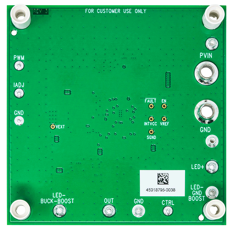 EVAL-LT8356-1-AZ Evaluation Board - Bottom View