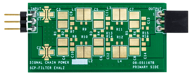 Signal Chain Power Connection Hardware - Top View