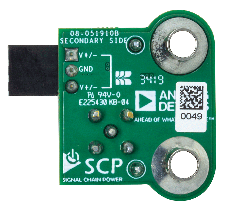 Signal Chain Power Connection Hardware - Bottom View