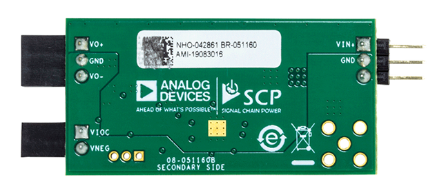 LT1956 Signal Chain Evaluation Board - Bottom View