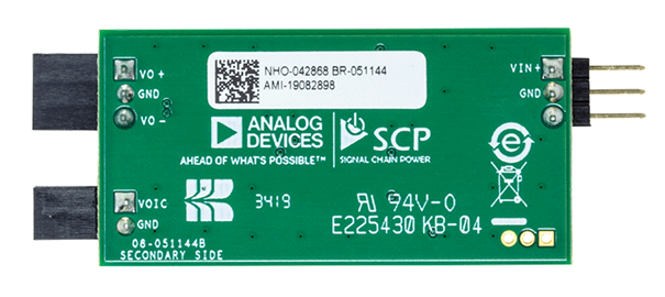 LT3483 Signal Chain Evaluation Board - Bottom View