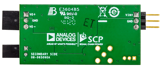 SCP-LT8604C-I Evaluation Board - Bottom View