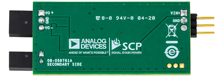 LT8618 Signal Chain Evaluation Board - Bottom View