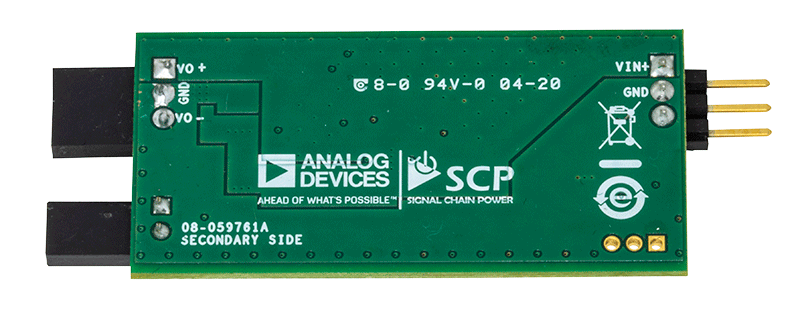LT8618 Signal Chain Evaluation Board - Bottom View