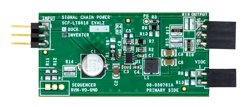 LT8618 Signal Chain Evaluation Board - Top View