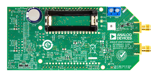 MAX32670-LR-ARDZ Board Photo Bottom View