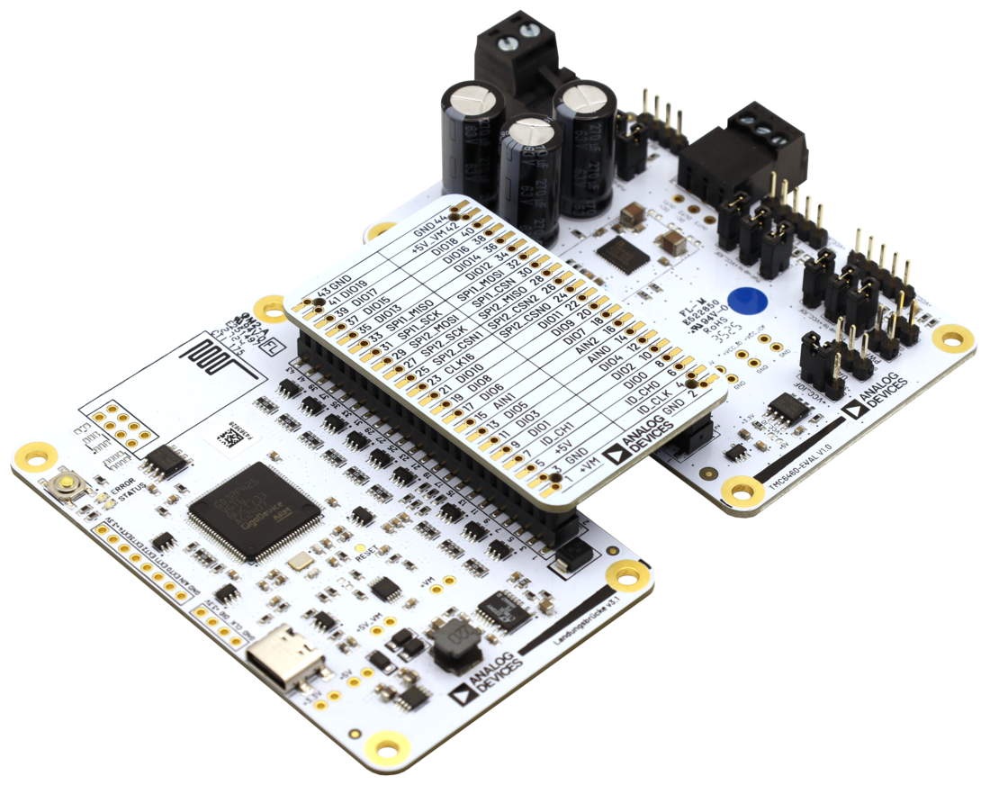 TMC6460-EVAL Evaluation Board Angle View