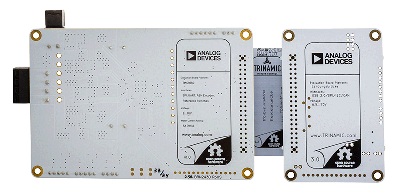 TMC9660-STP-EVKIT Board Photo Bottom View