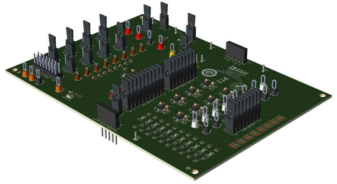 ADM6840EVKIT Evaluation Board Angle View