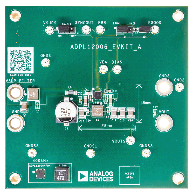 ADPL12006EVKIT Board Photo Top View