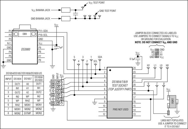 DS185XEVKIT：典型应用电路