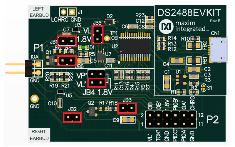 DS2488EVKIT: Board Photo title=