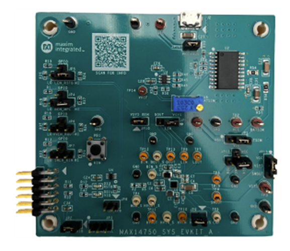 MAX14750EVSYS: Board Photo title=