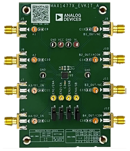 MAX1477XEVKIT: Board Photo title=