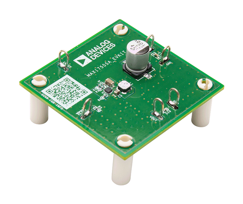 MAX17555A EVKIT Board Photo Angle