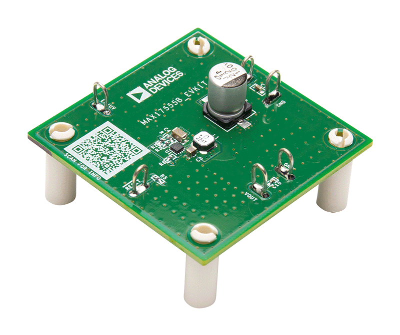 MAX17555B EVKIT Board Photo Angle