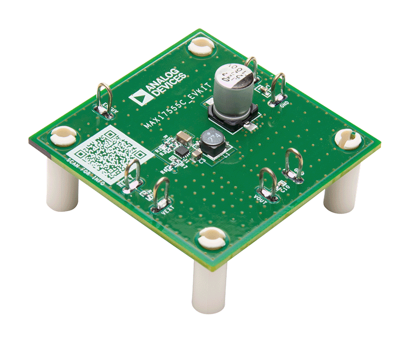 MAX17555C EVKIT Board Photo Angle