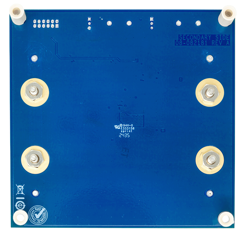 MAX17616AEVKIT Board Photo Bottom View