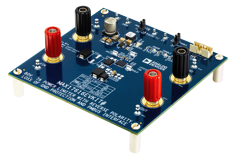 MAX17616EVKIT Board Photo Angle View