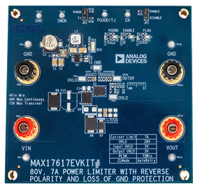 MAX17617EVKIT Board Photo Top View