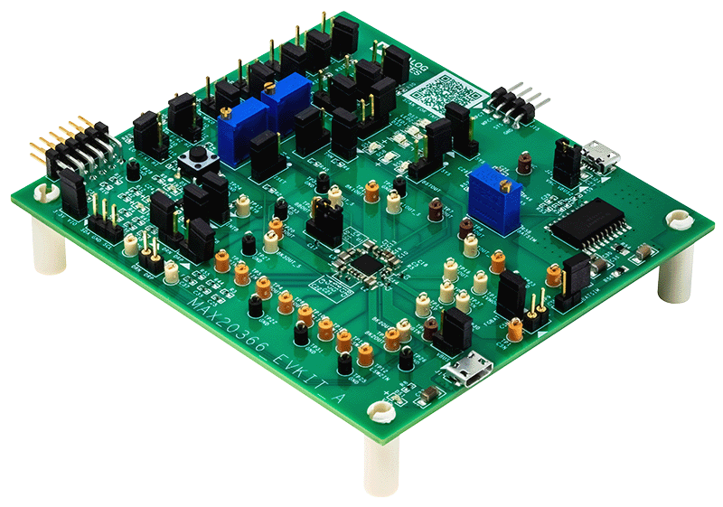 MAX20366EVKIT Board Photo Angle View