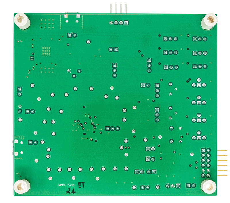 MAX20366EVKIT Board Photo Bottom View