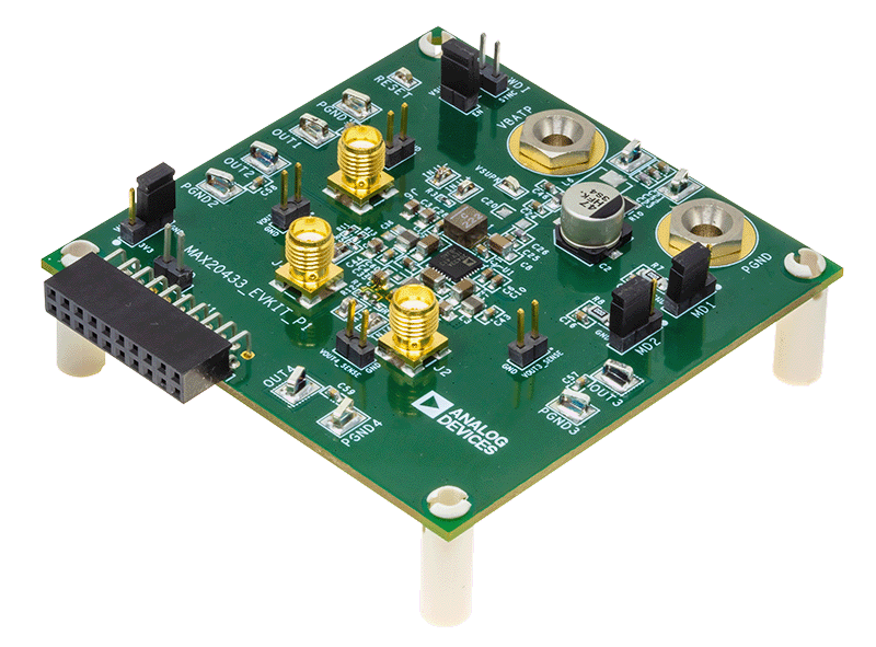 MAX20433EVKIT Board Photo Angle View