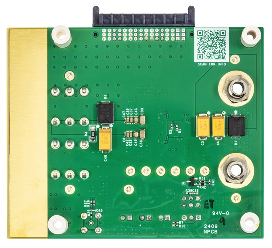 MAX20804EVKIT Board Photo Bottom View