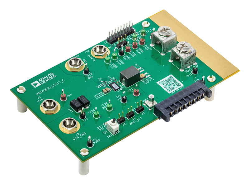 MAX20830EVKIT Board Photo Angle