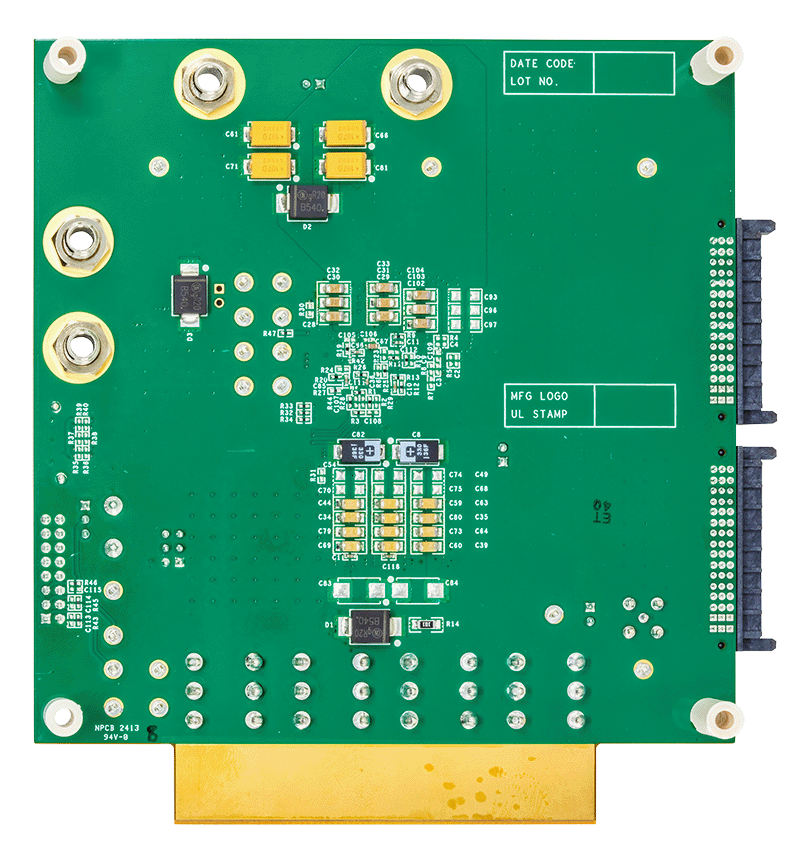 MAX20860AEVKIT Board Photo Bottom View