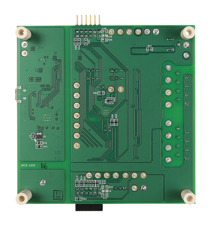 MAX22196 EV Kit - Bottom View