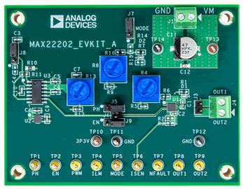 MAX22202EVKIT Board Photo Top