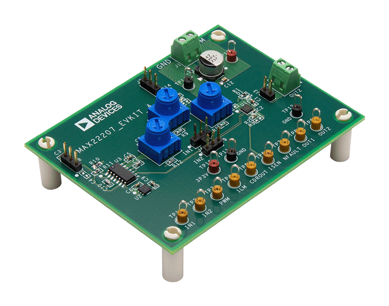 MAX22207EVKIT Board Photo Angle
