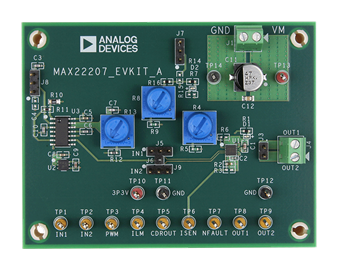 MAX22207EVKIT Board Photo Top
