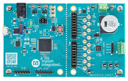 MAX22210EVKIT Board Photo Top