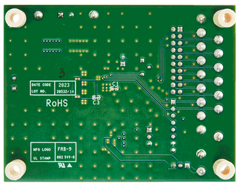 MAX22212EVKIT Board Photo Bottom View