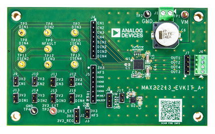 MAX22213EVKIT Board Photo Top