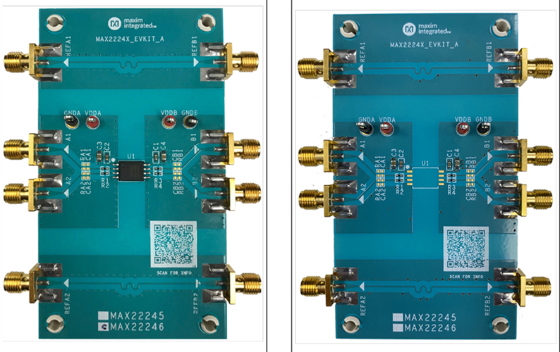 MAX2224XWEVKIT: Board Photo