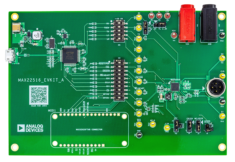 MAX22516EVKIT Board Photo Top