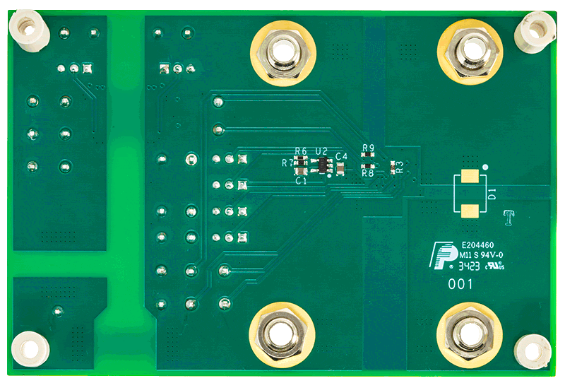 MAX22910EVKIT Board Photo Bottom View